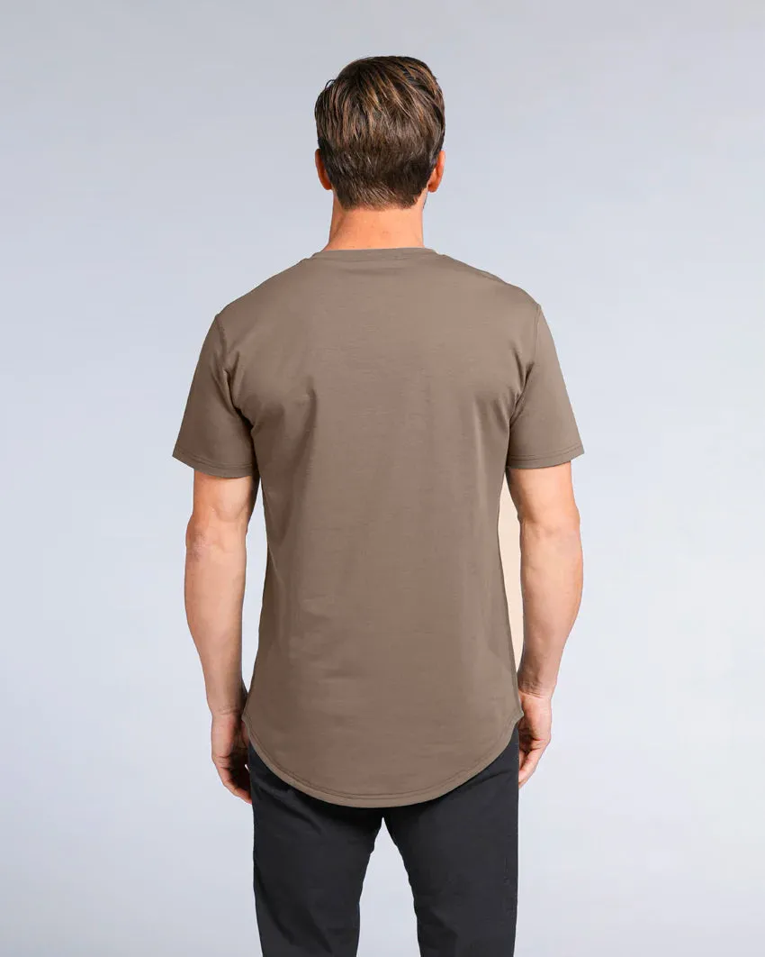 Drop-Cut V-Neck: LUX