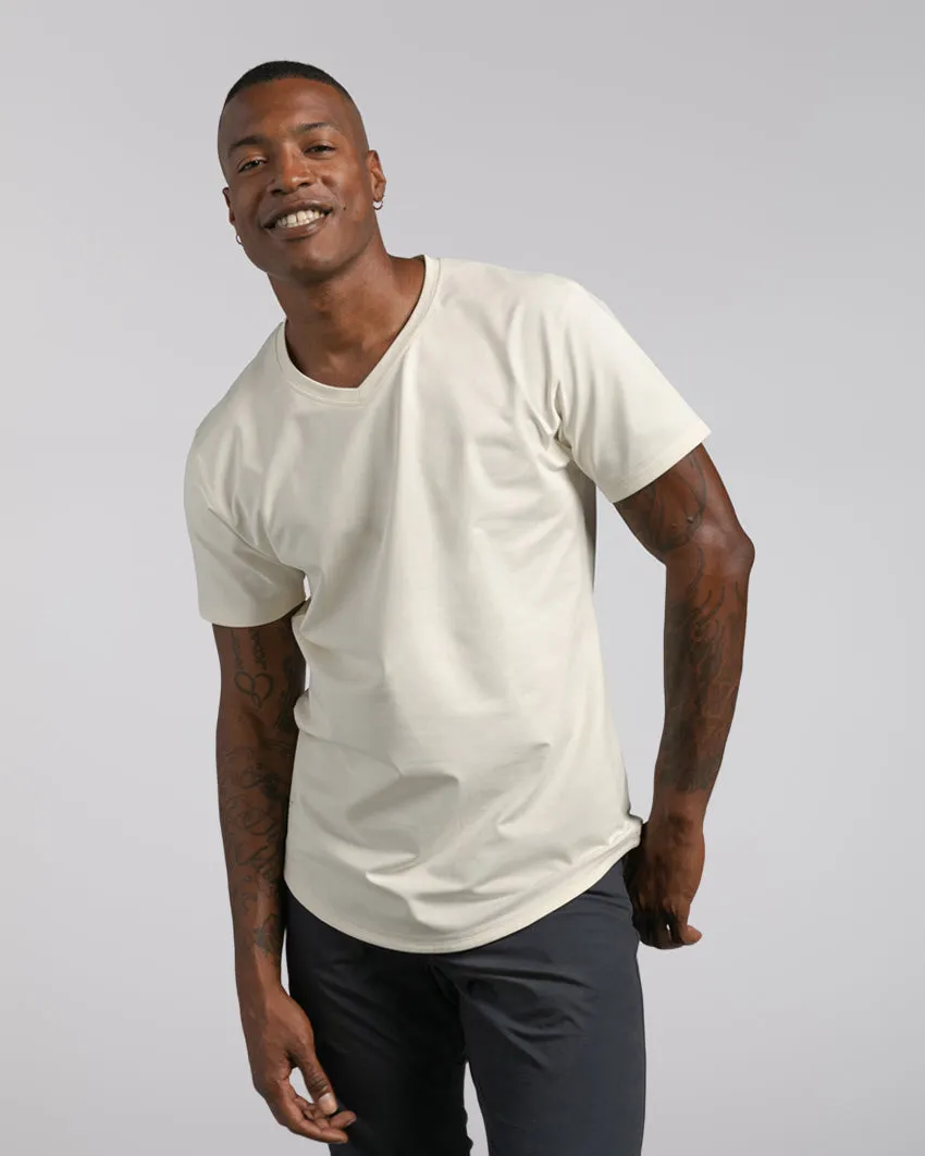 Drop-Cut V-Neck: LUX