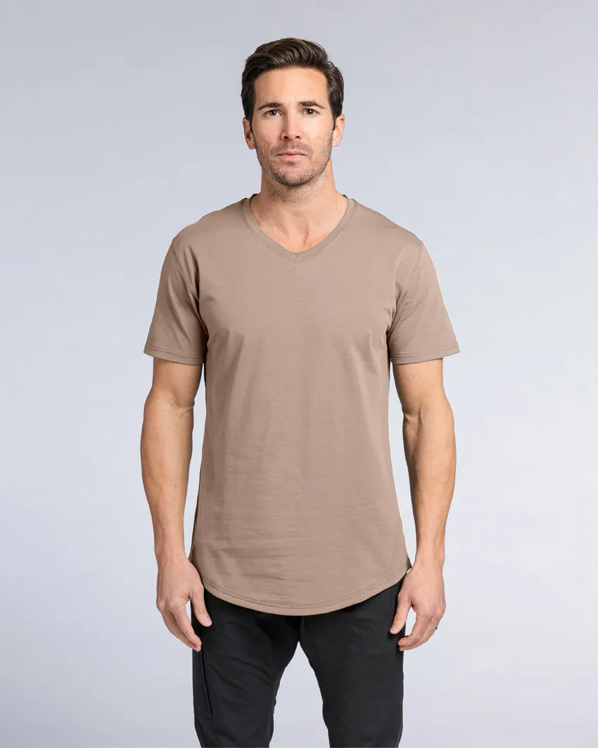 Drop-Cut V-Neck: LUX