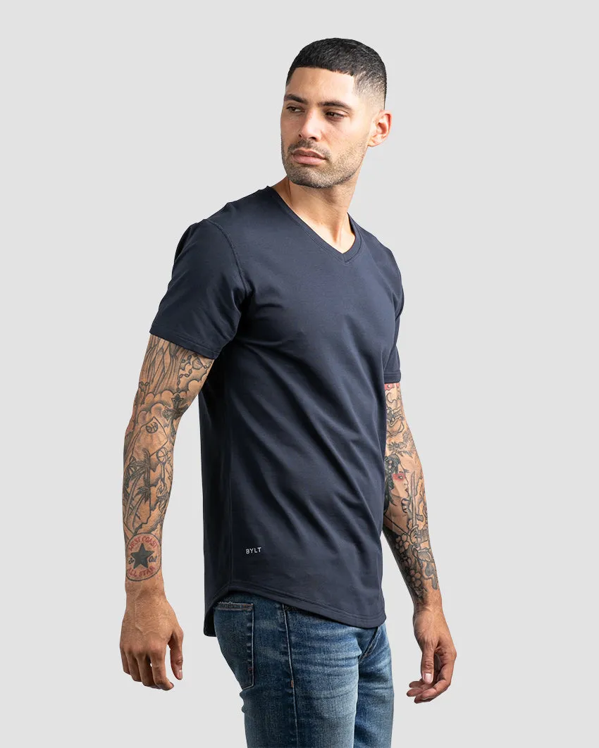 Drop-Cut V-Neck: LUX