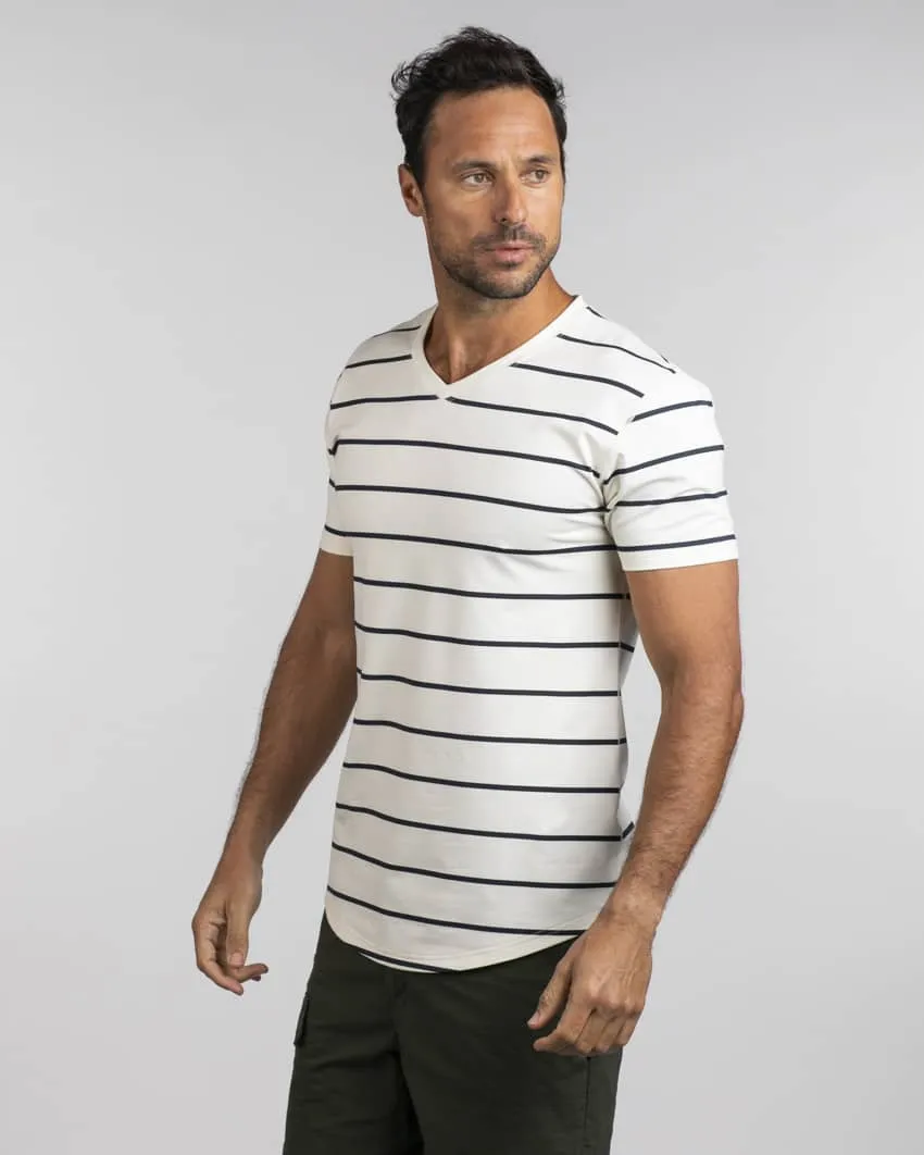 Drop-Cut V-Neck: LUX