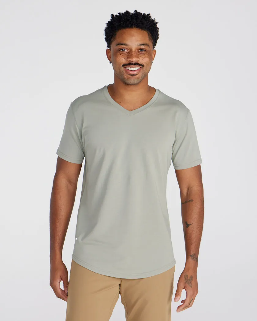 Drop-Cut V-Neck: LUX