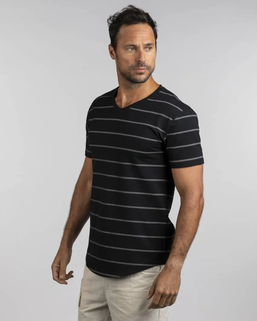 Drop-Cut V-Neck: LUX