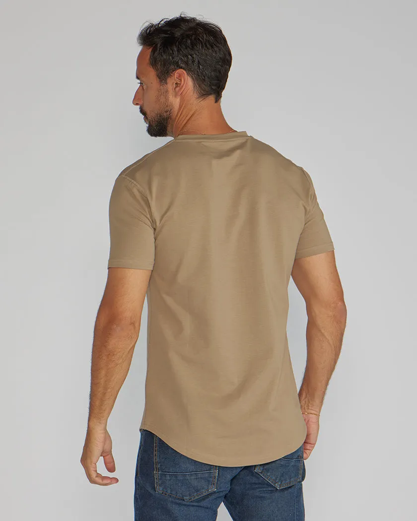 Drop-Cut V-Neck: LUX