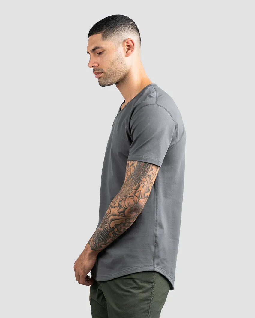 Drop-Cut V-Neck: LUX