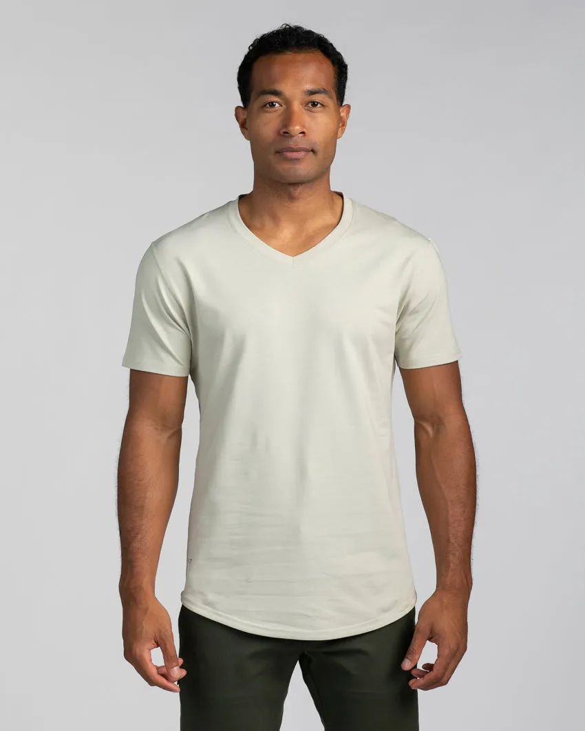 Drop-Cut V-Neck: LUX