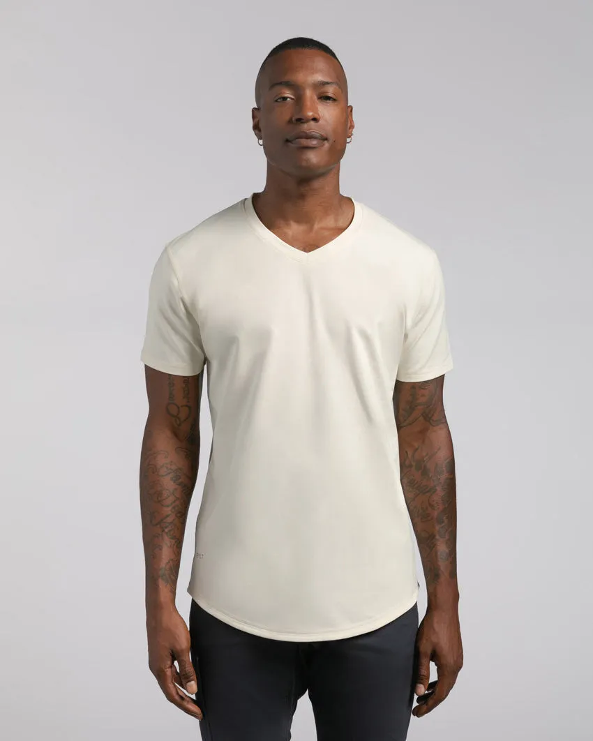 Drop-Cut V-Neck: LUX