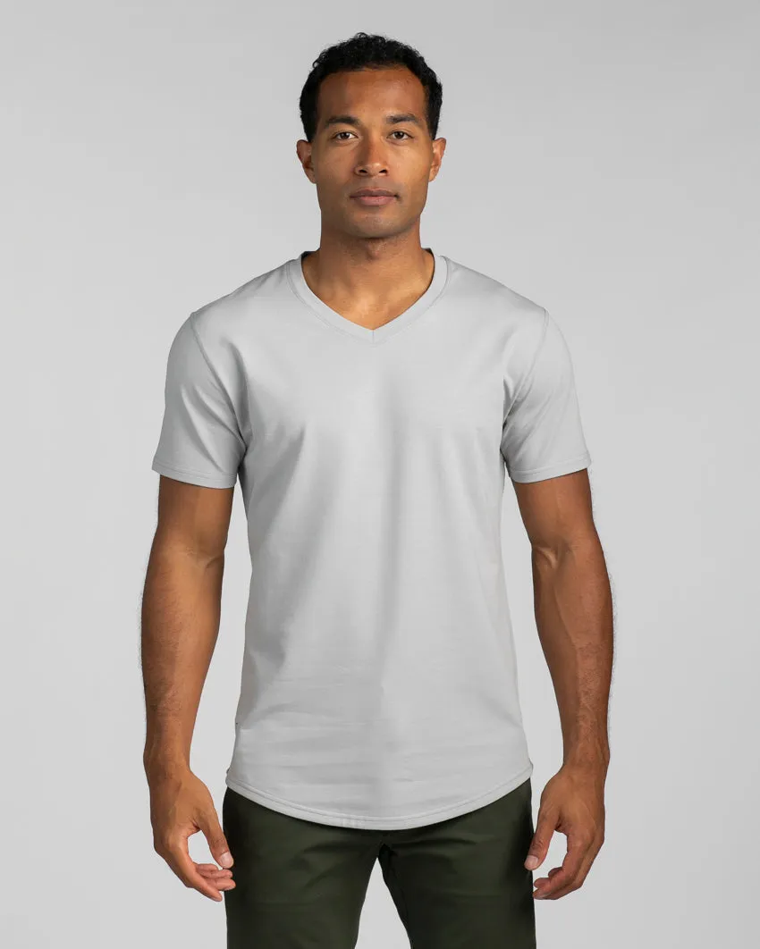 Drop-Cut V-Neck: LUX