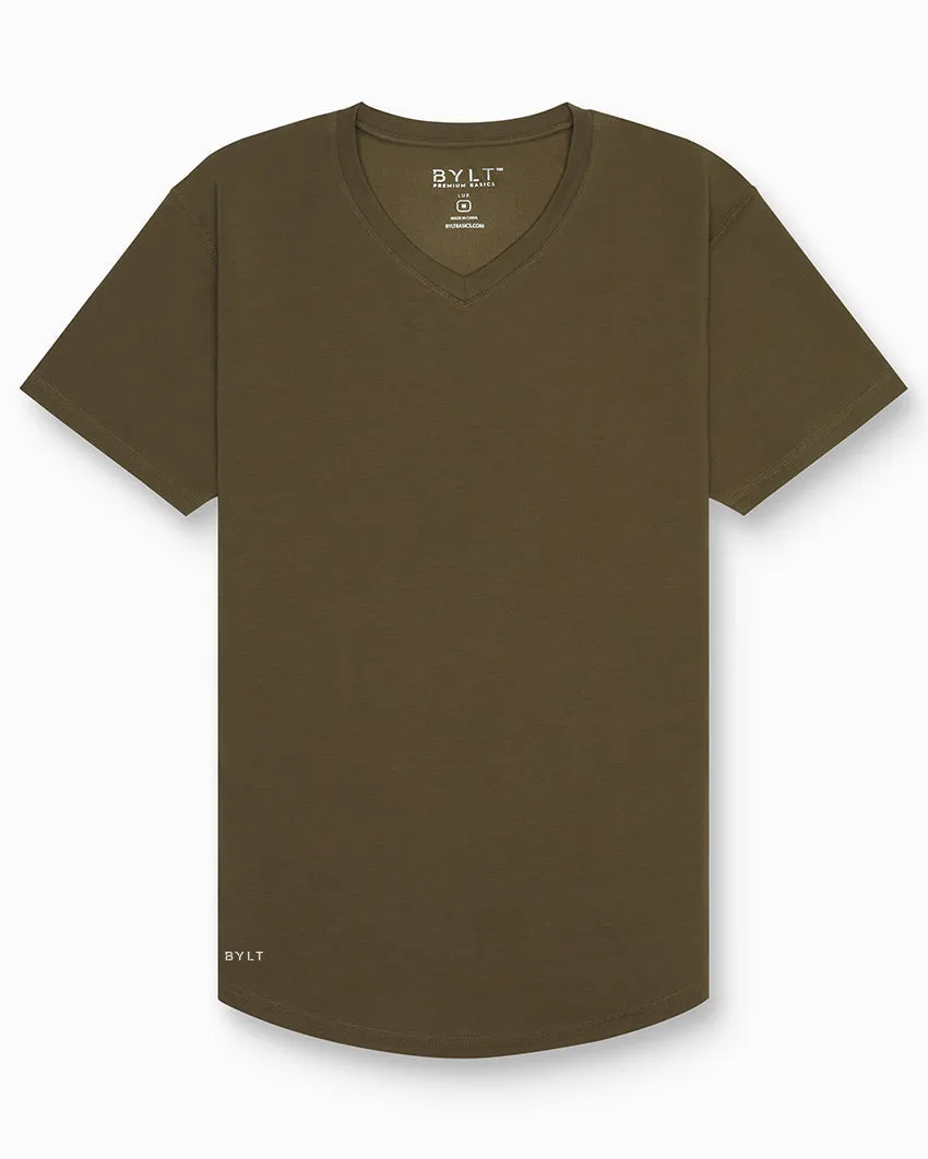 Drop-Cut V-Neck: LUX