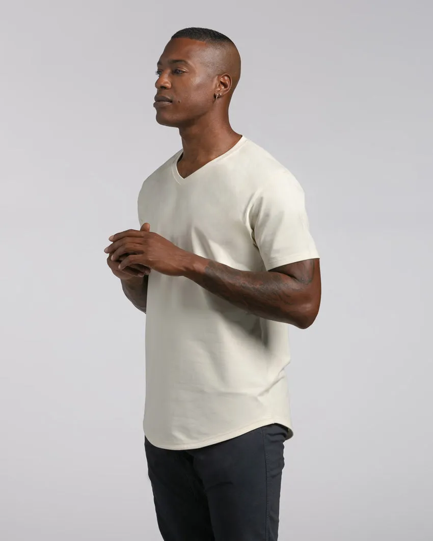 Drop-Cut V-Neck: LUX