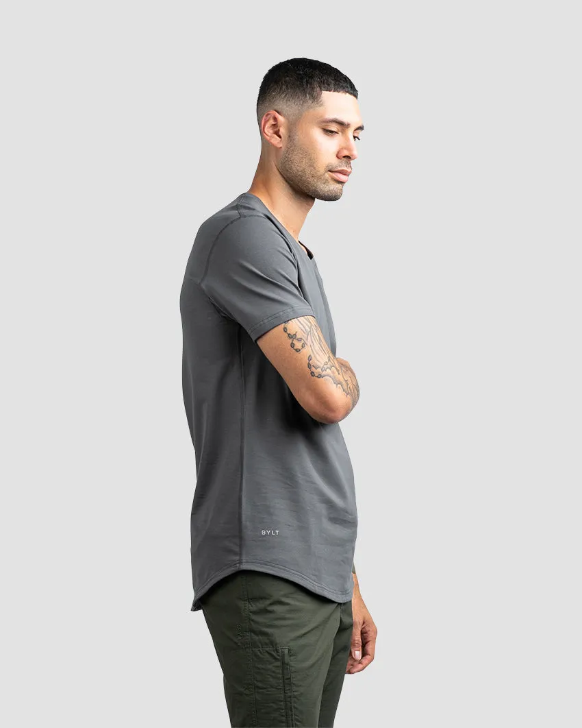 Drop-Cut V-Neck: LUX