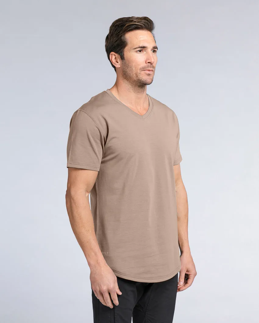 Drop-Cut V-Neck: LUX