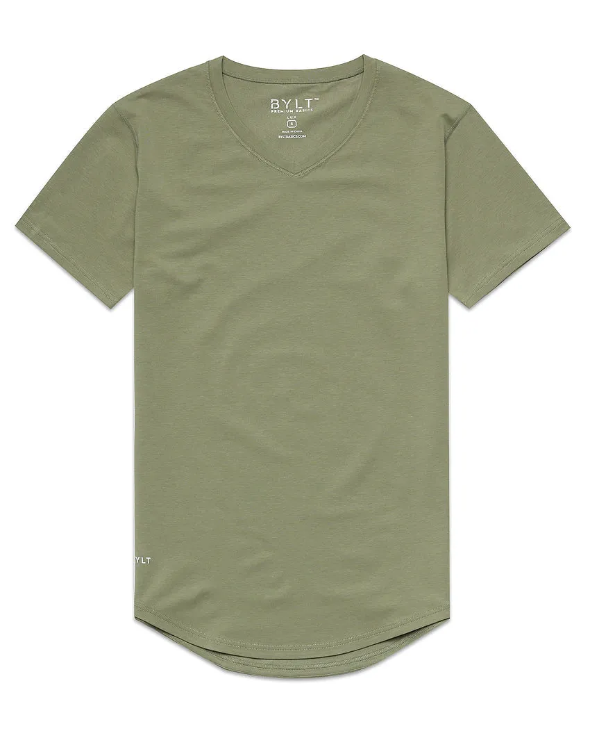 Drop-Cut V-Neck: LUX