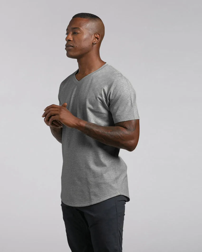 Drop-Cut V-Neck: LUX