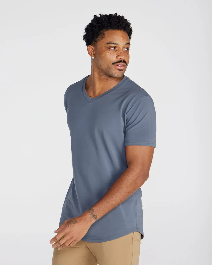 Drop-Cut V-Neck: LUX