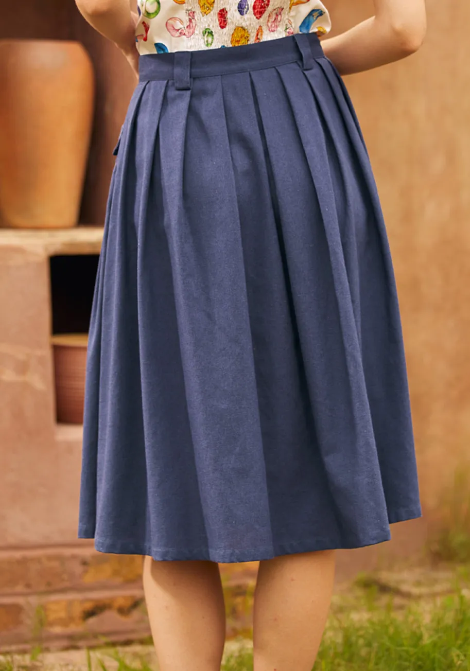 Effortless Feature Midi Skirt