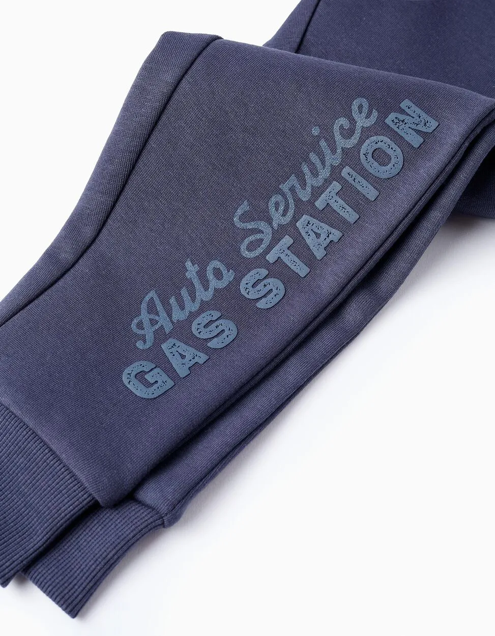 Fleece Joggers for Boys 'Gas Station', Dark Blue