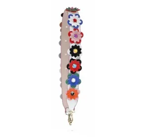 Flower Strap in Multi White