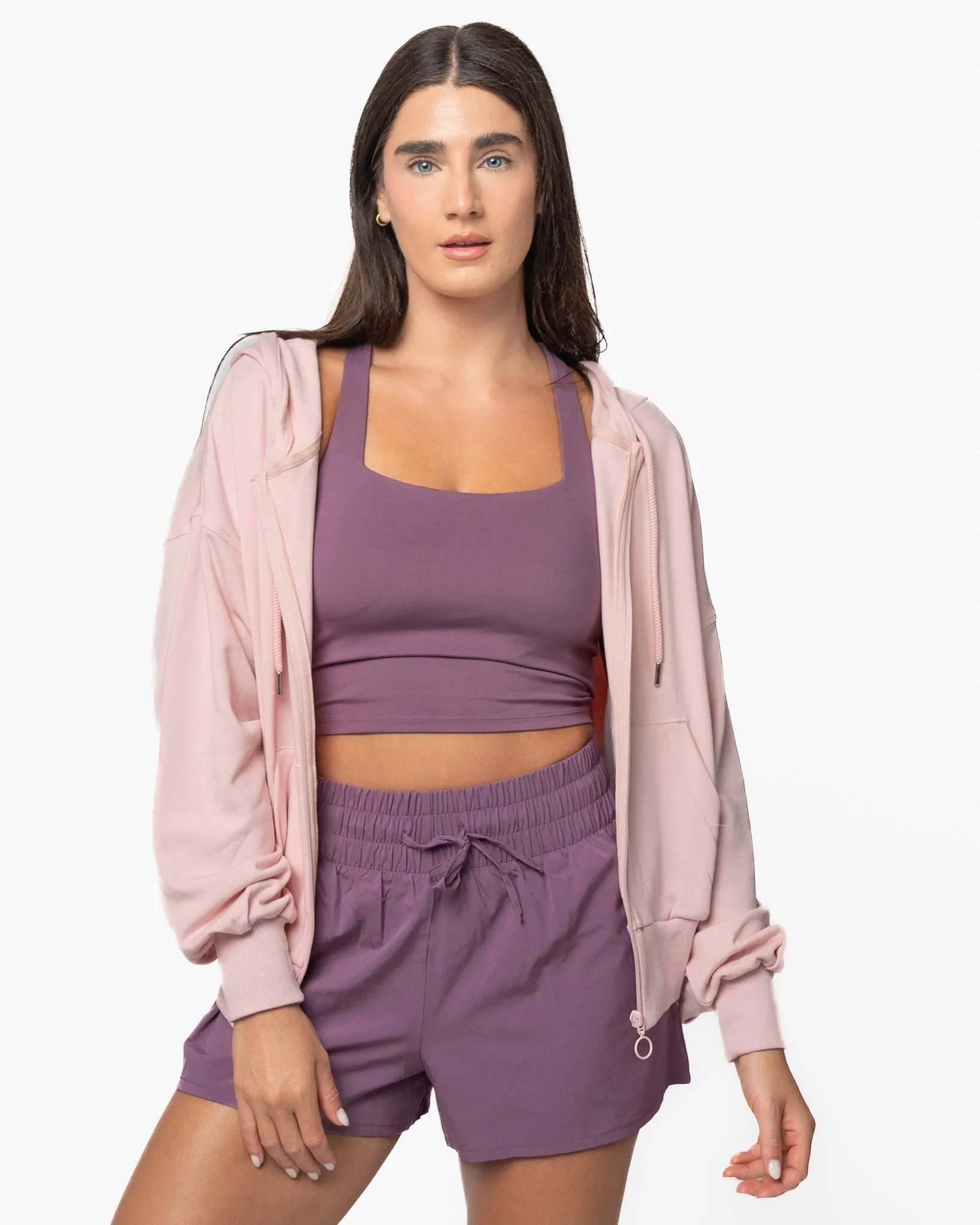 Gabi Zip Up - Pink Lemonade