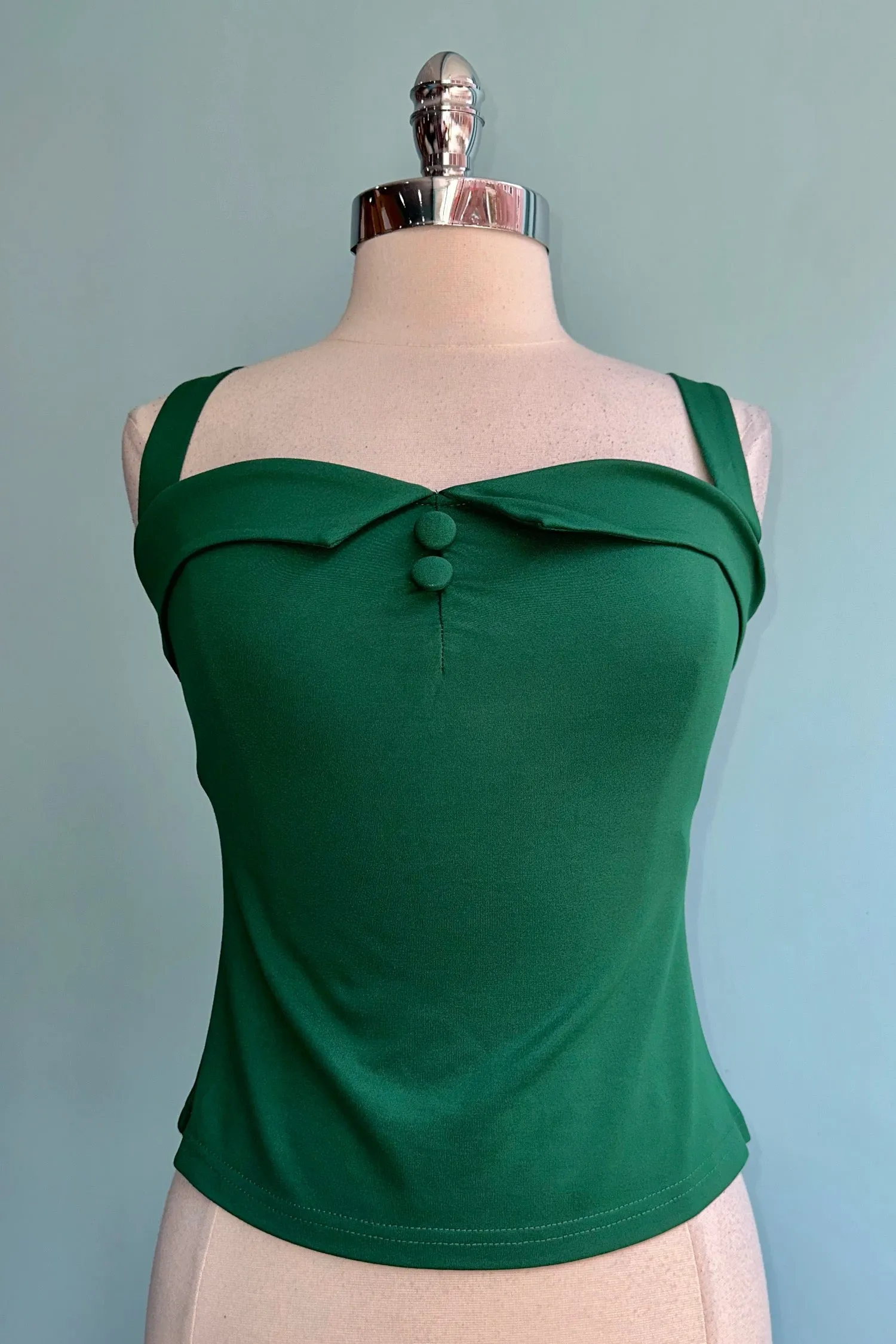 Green Sweetheart Ava Top by Voodoo Vixen