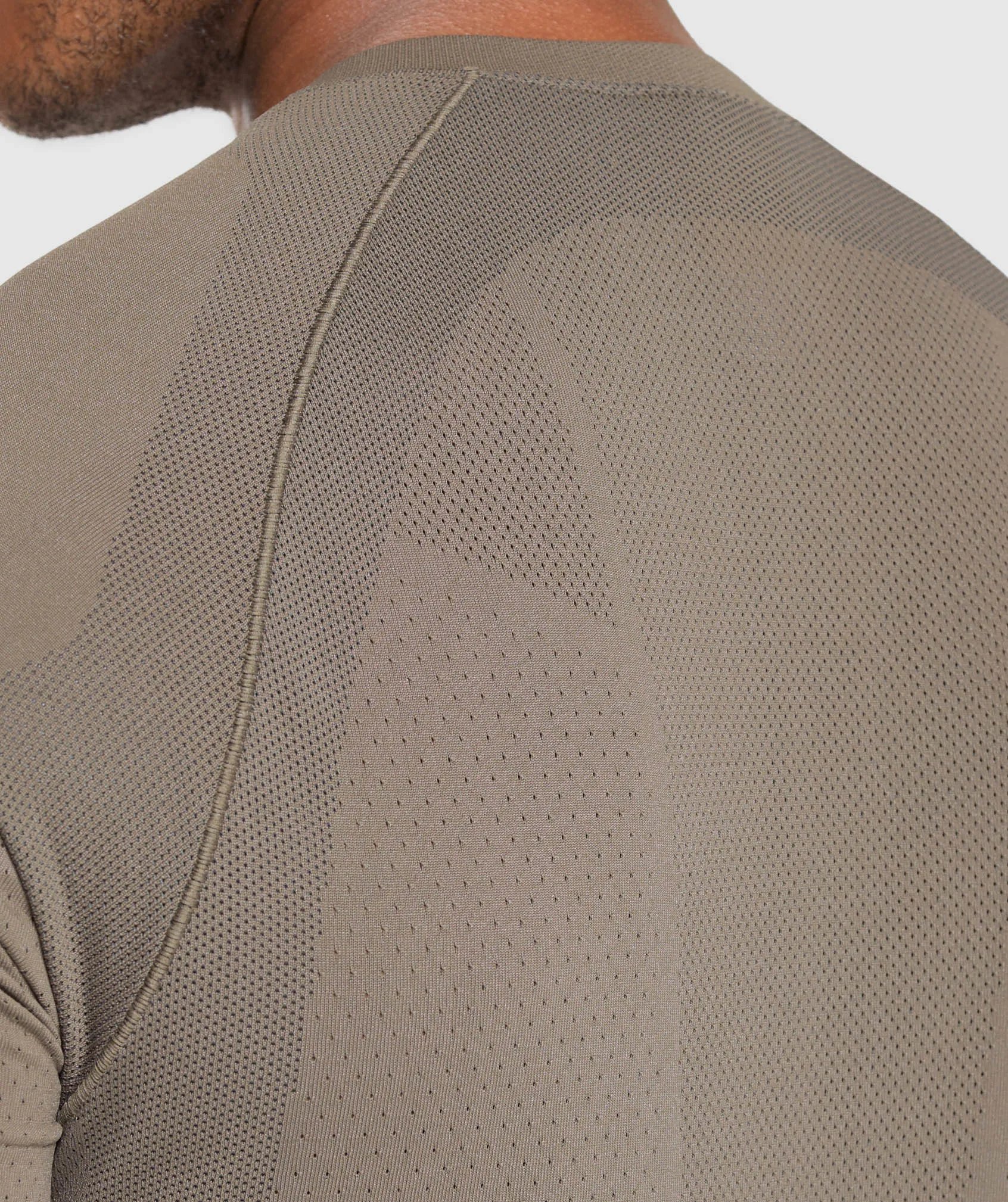 Gymshark Apex Seamless T-Shirt - Camo Brown/Black