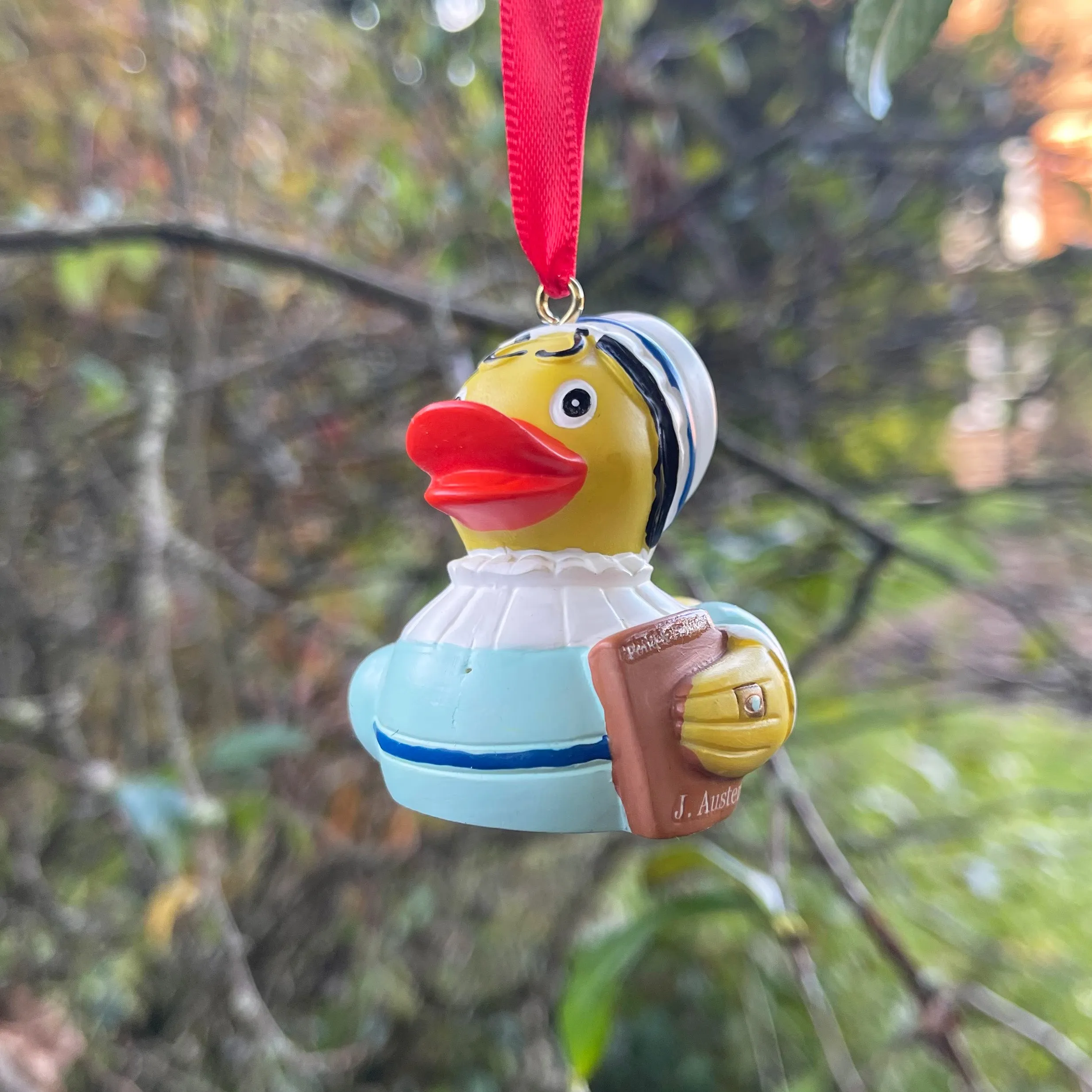 Jane Austen Duck'oration - Hanging Duck