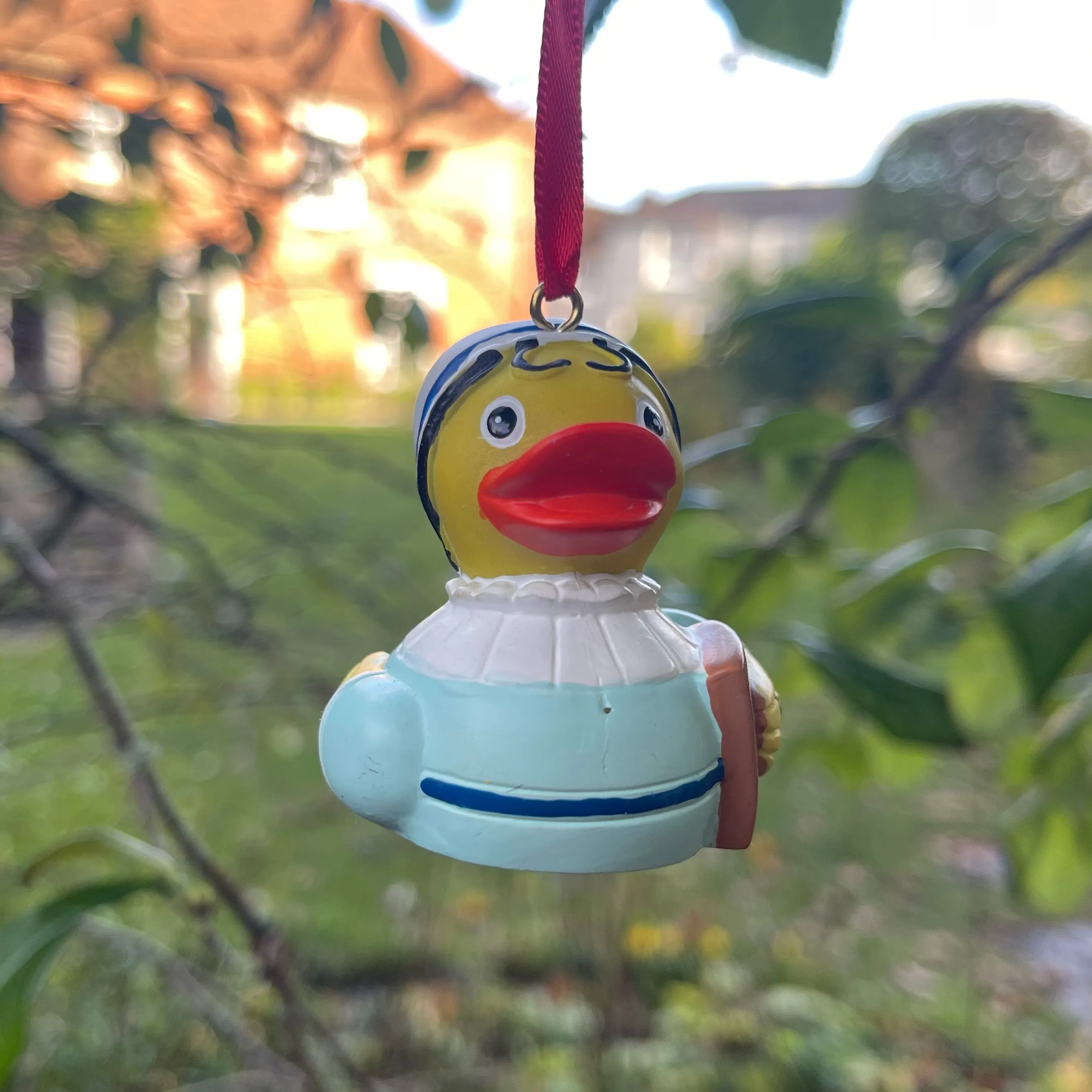 Jane Austen Duck'oration - Hanging Duck