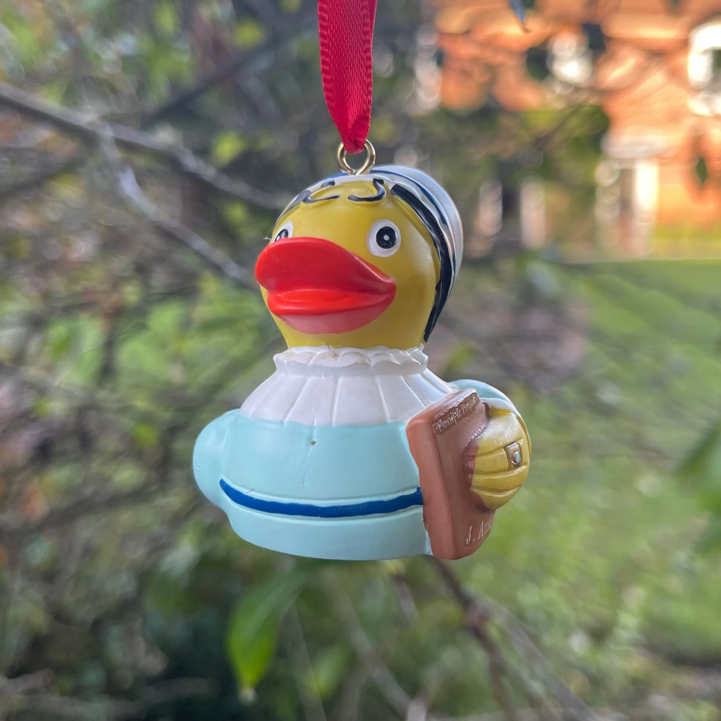 Jane Austen Duck'oration - Hanging Duck