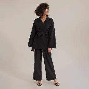 Kenna Oversized Tie-Front Jacket