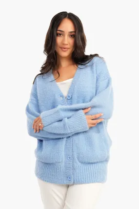 Knitted Drop Shoulder Cardigan