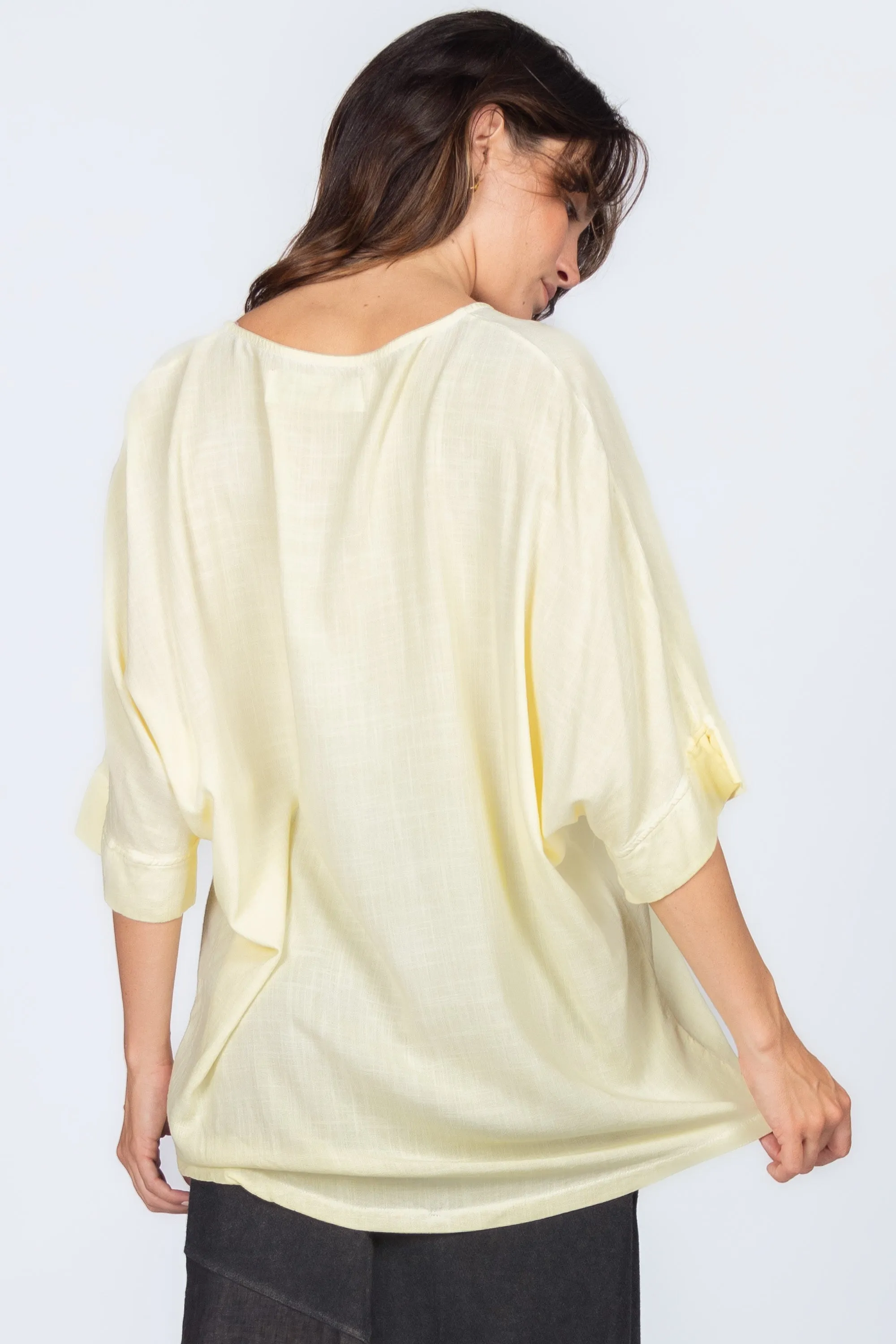 Loose Fit V-Neck Top