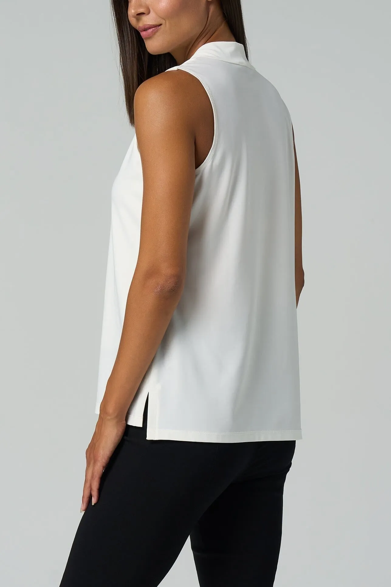 Luxe Stretch Sleeveless V-Neck