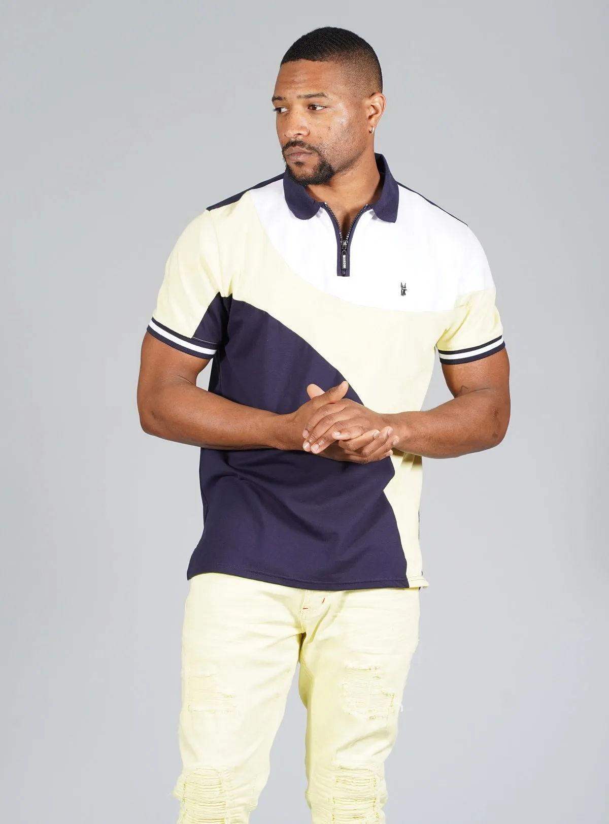 M201 Monogram Polo Shirt - Yellow