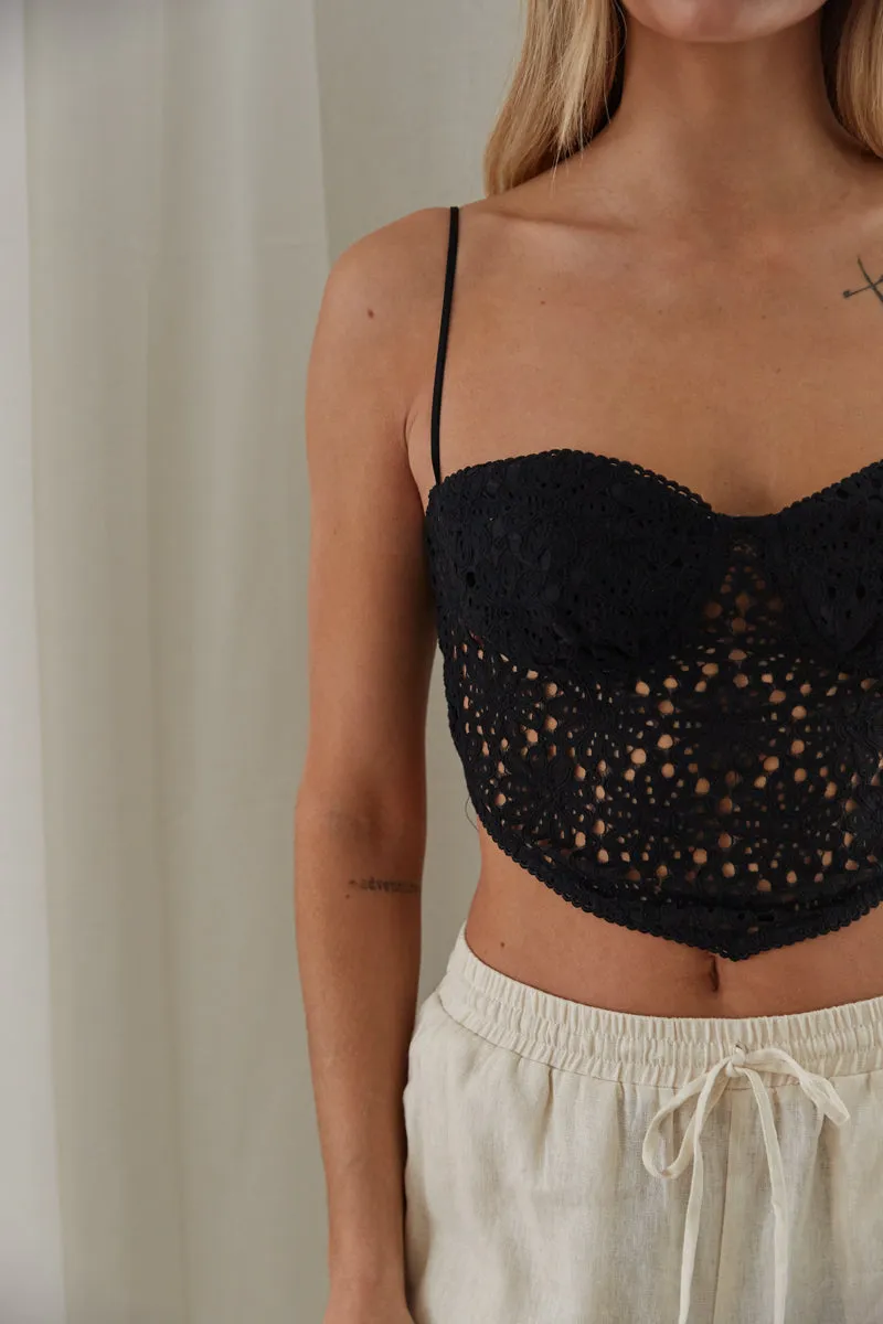 Mae Lace Crop Top