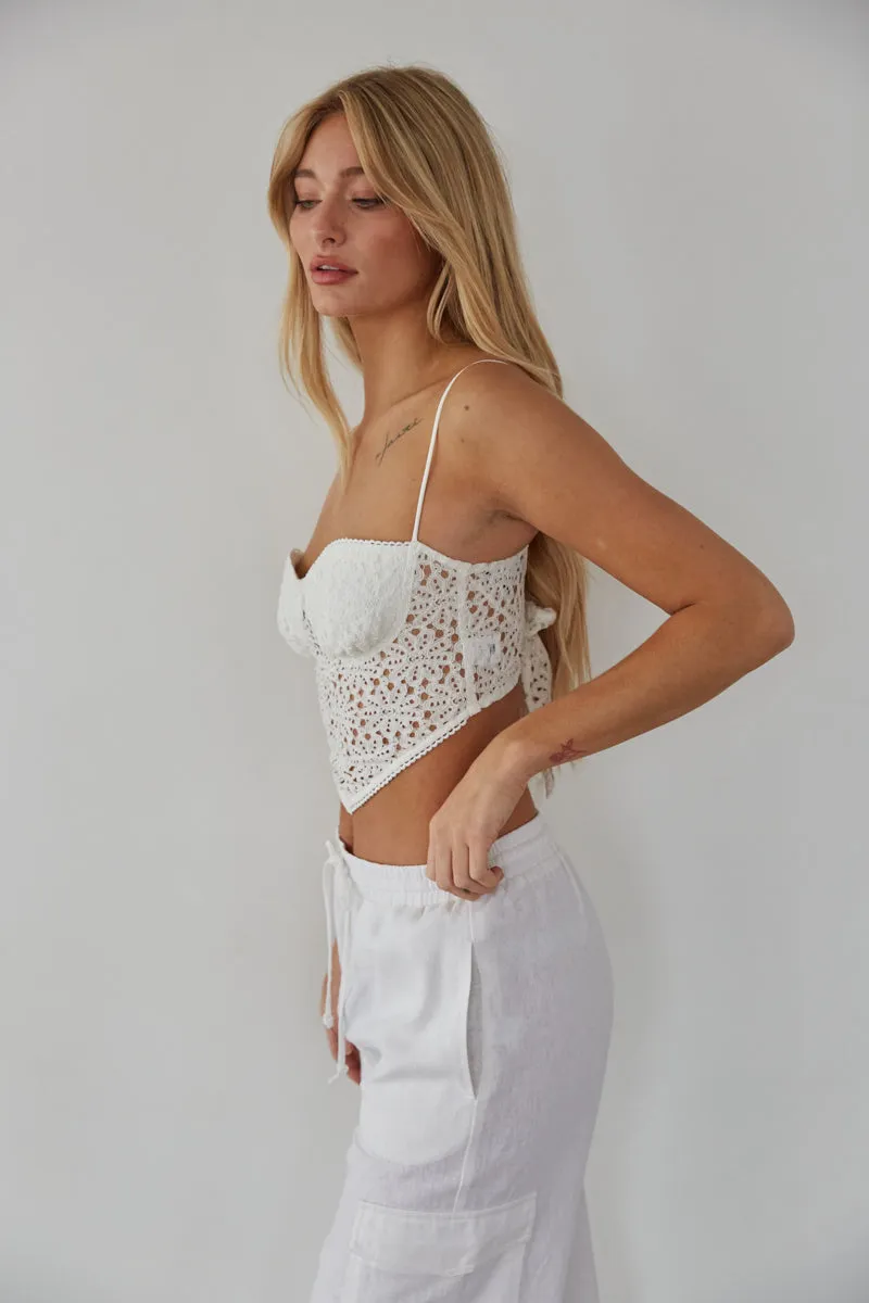 Mae Lace Crop Top