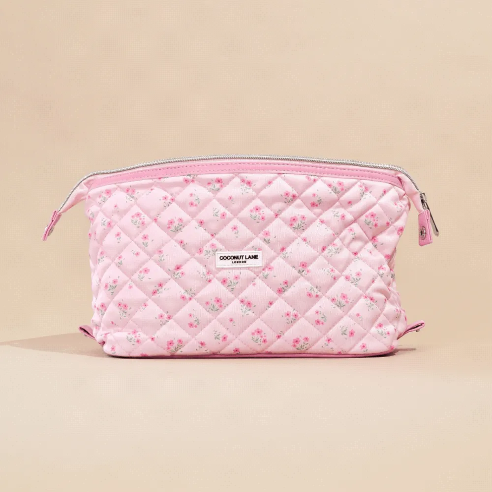 Magic Lifestyle Pouch - Quilted Ditsy Floral Pink