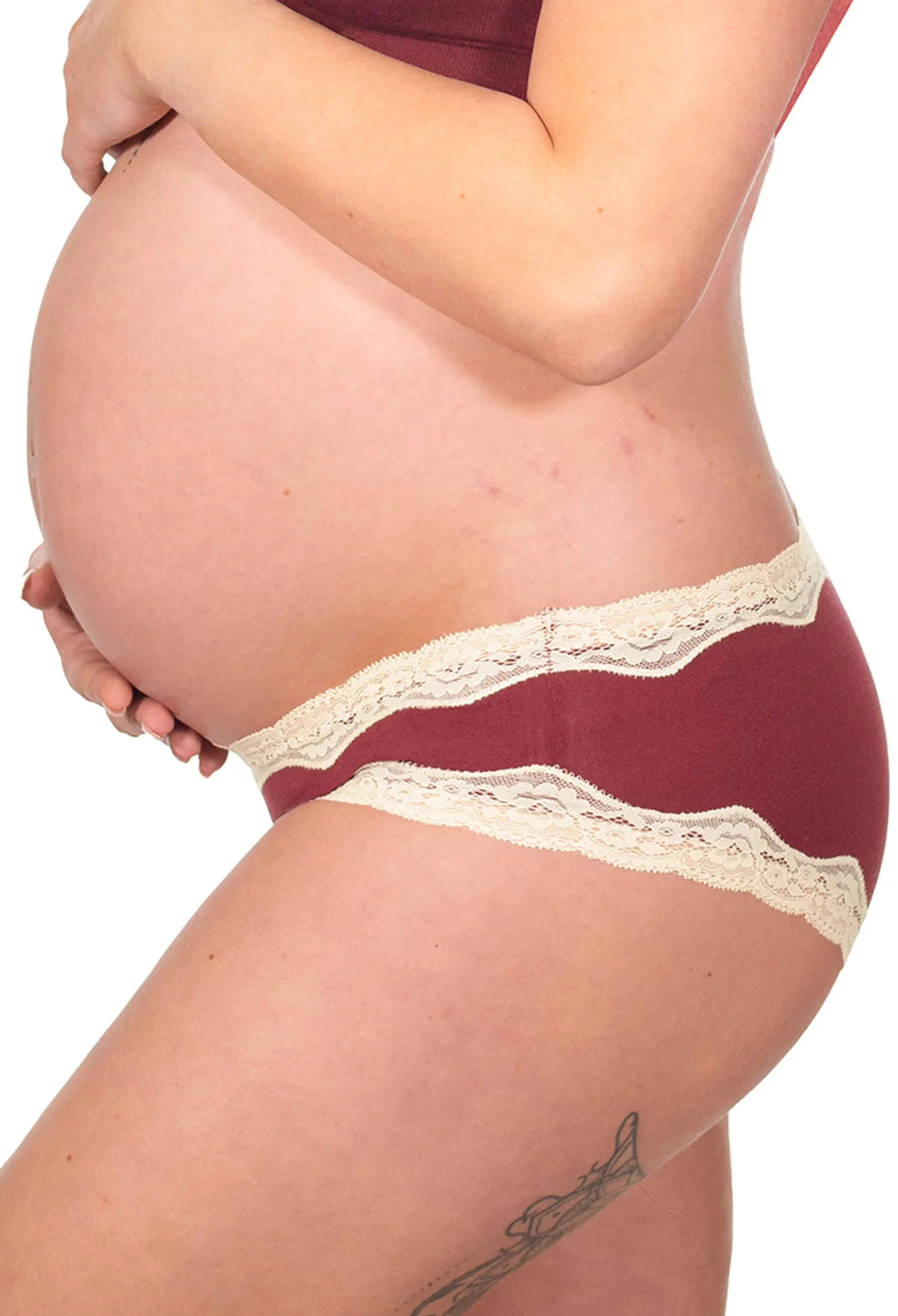 Maternity Cotton Low Rise Hipster Brief