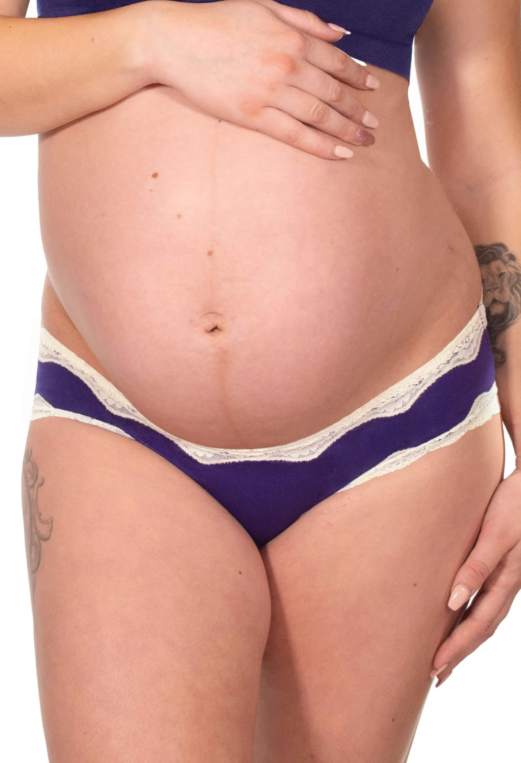 Maternity Cotton Rich Low Rise Hipster Brief 7 Pack