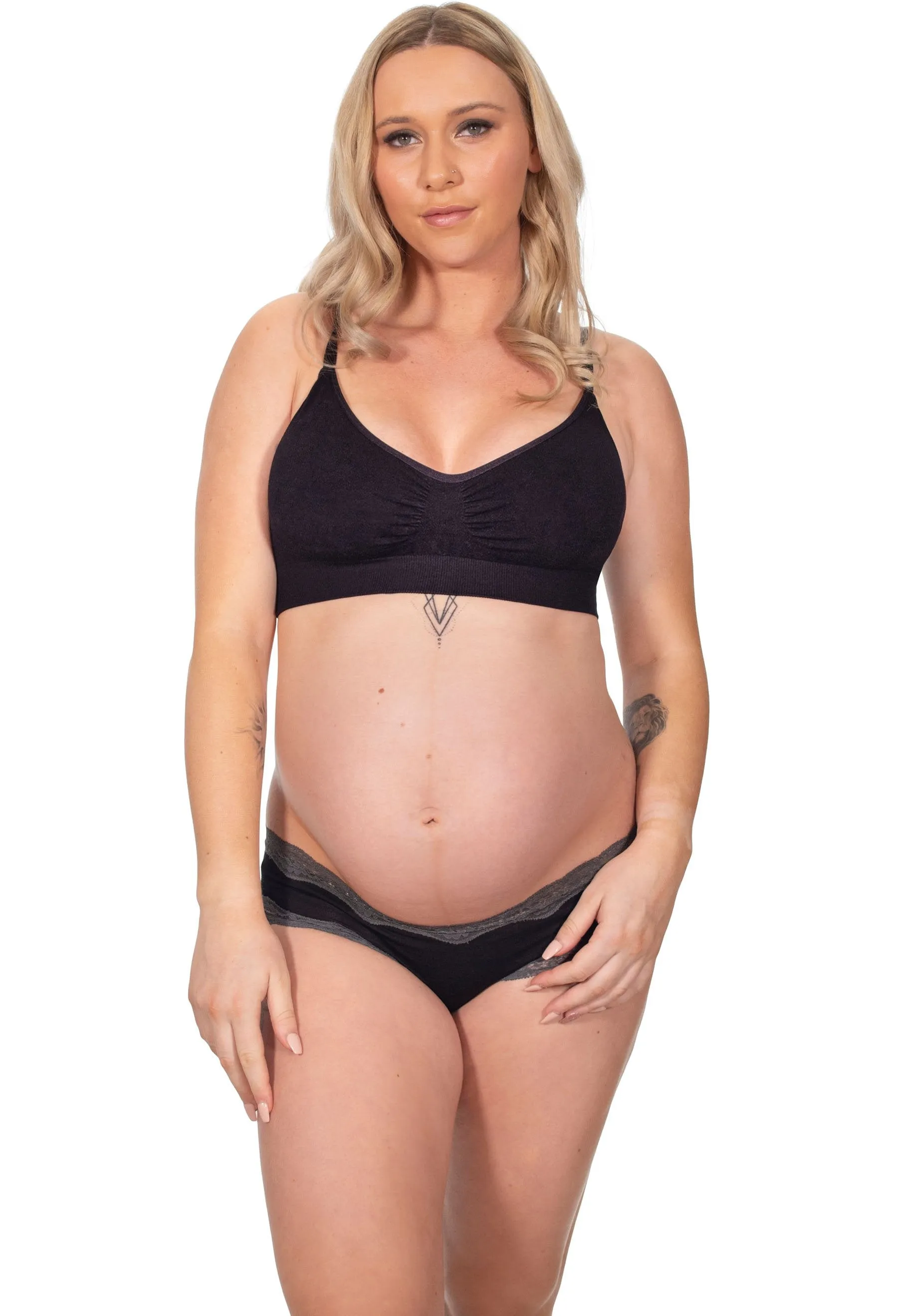 Maternity Cotton Rich Low Rise Hipster Brief