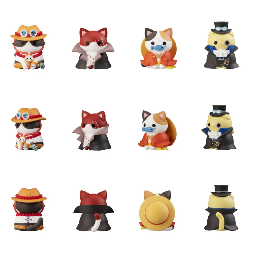 ONE PIECE - MEGA CAT PROJECT - Nyan Piece Meow! I'll Become the Pirate King, Meow! 1BOX(8PCS) [PRE-ORDER](RELEASE APR25)