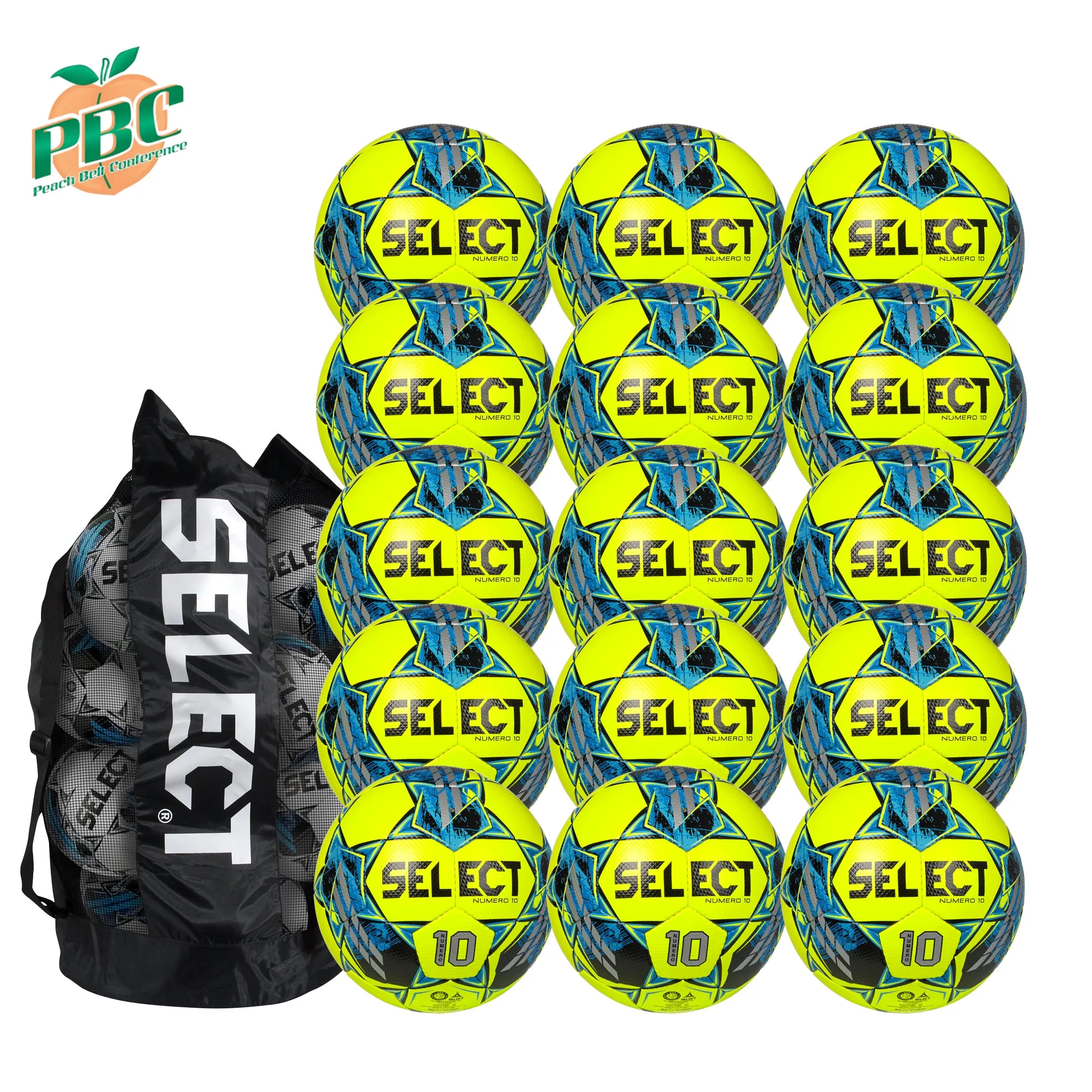 PBC Numero 10 v22 Pack - 15 Balls   Duffle