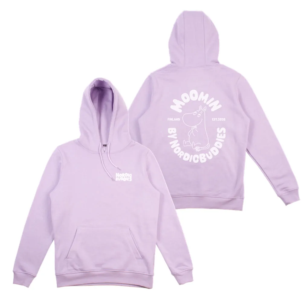 Premium Cotton Hoodie Moomintroll - Lilac