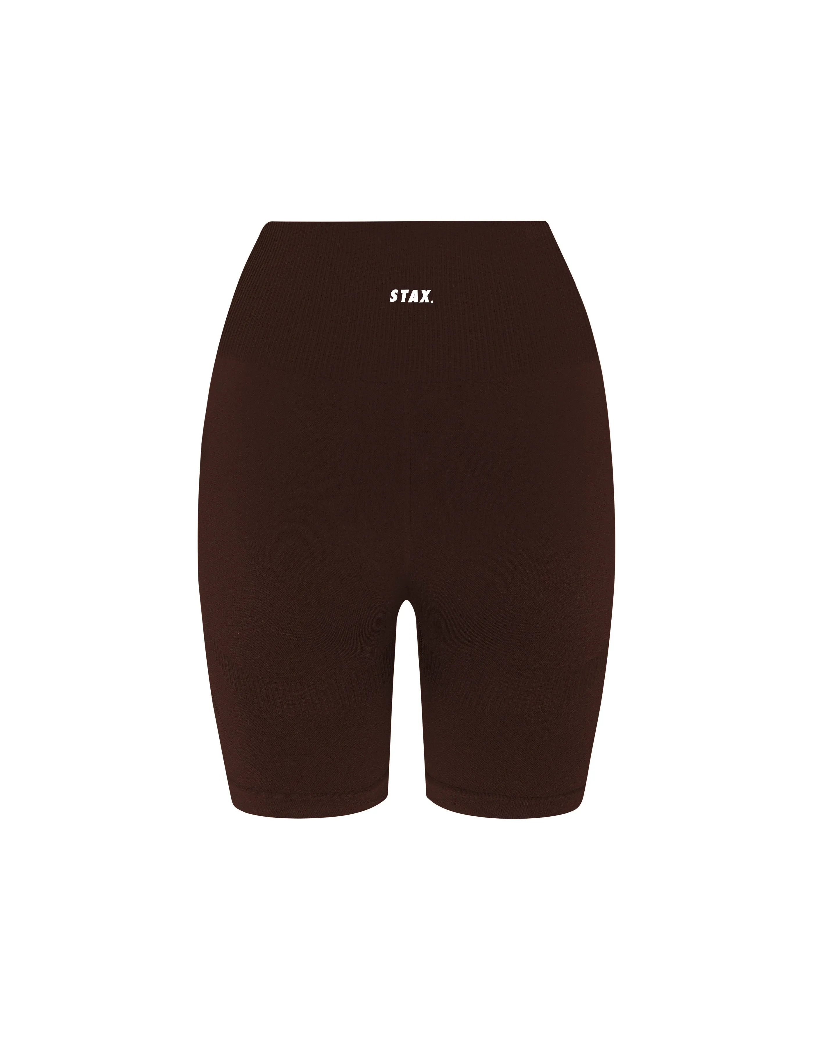 Premium Seamless Midi Bike Shorts V5.1 - Umber