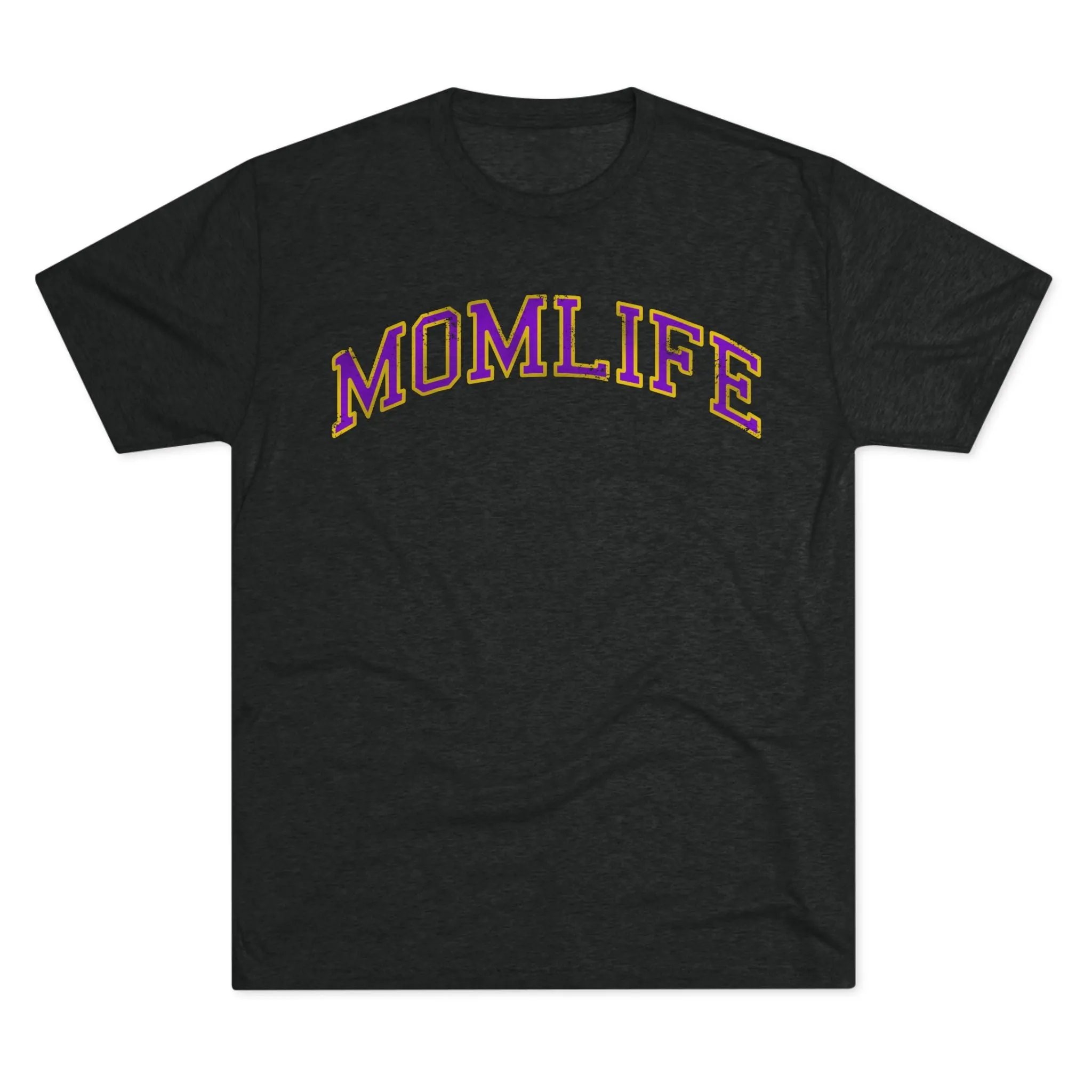 PURPLE and GOLD Football Mom Shirt