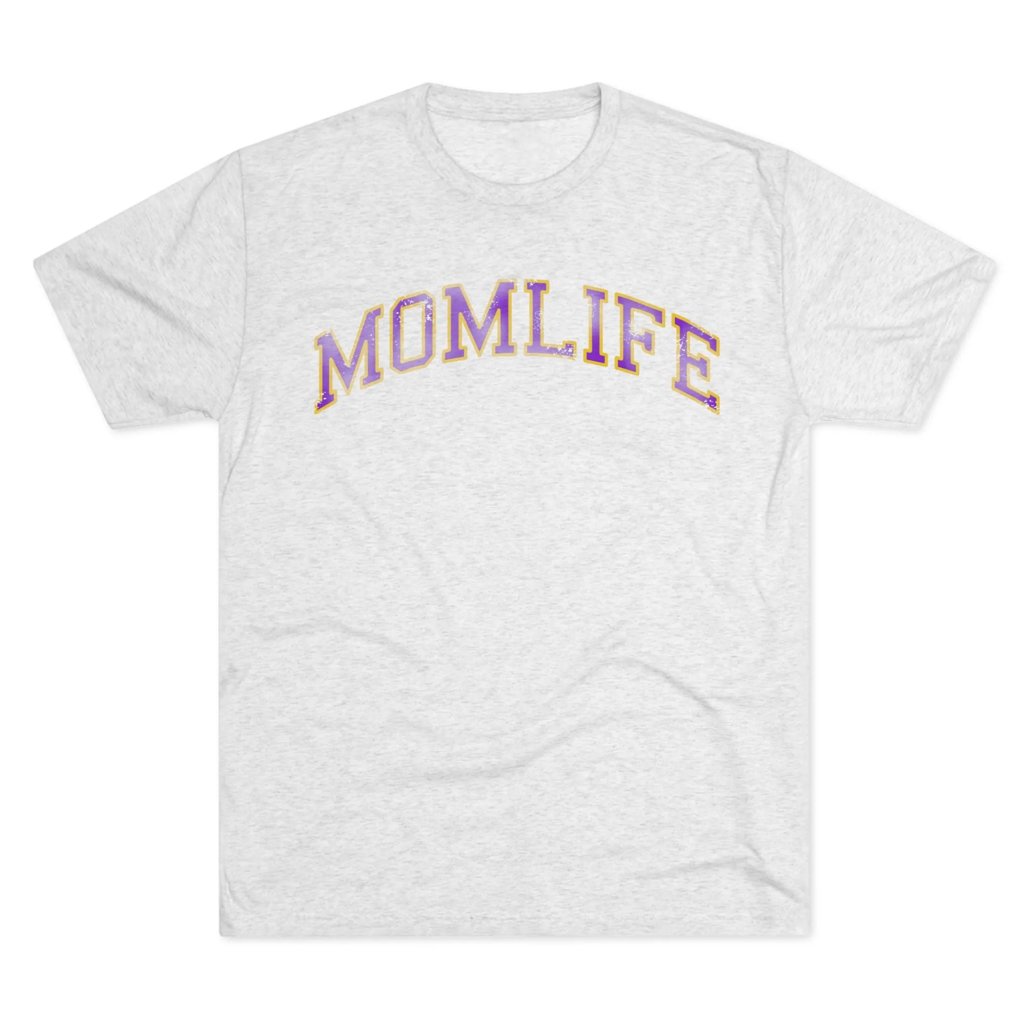 PURPLE and GOLD Football Mom Shirt