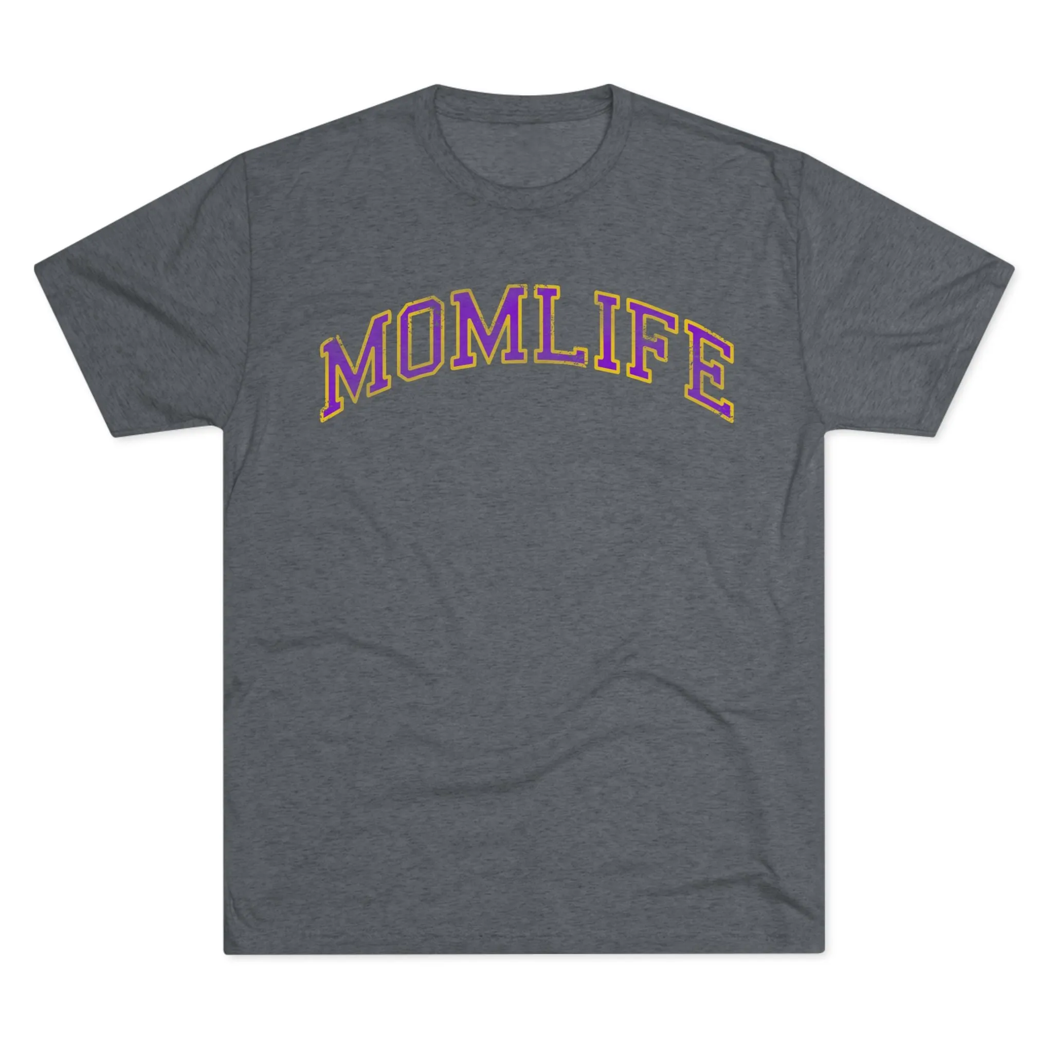 PURPLE and GOLD Football Mom Shirt