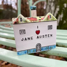 "I  ❤️ Jane Austen" Ceramic House - Exclusive