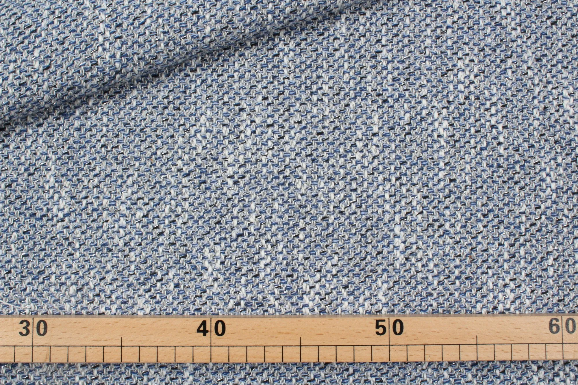 Recycled Wool Tweed with Cotton and Lurex