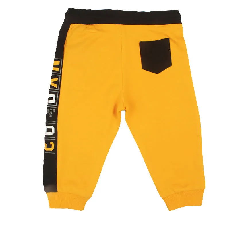 REDTAG Boy's Mustard Active Pants