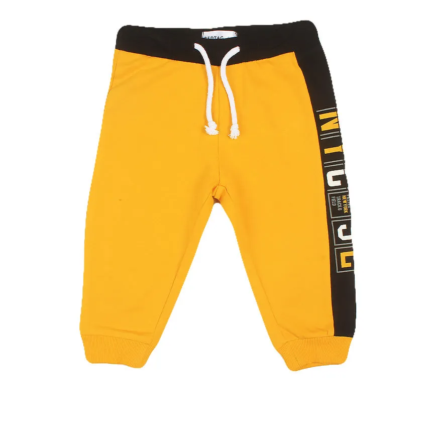 REDTAG Boy's Mustard Active Pants